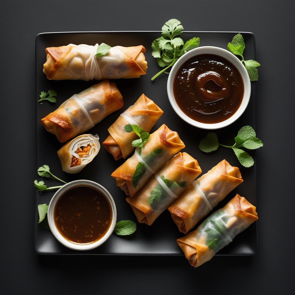 Duck Spring Rolls